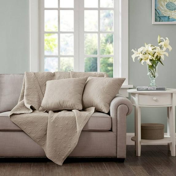 Madison Park Quebec Oversized Quilted Throw