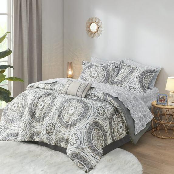510 Design Estrin 9 PC Comforter Set with Cotton Bed Sheets