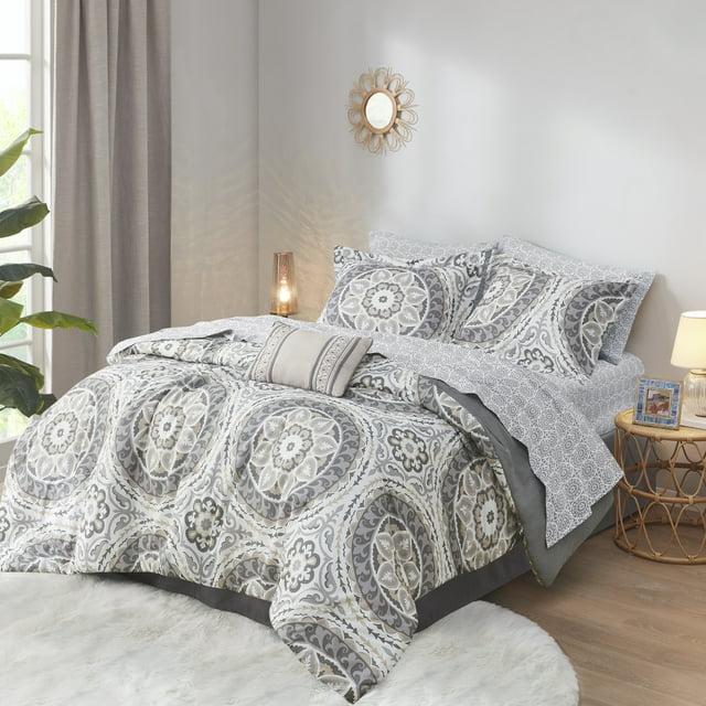 510 Design Estrin 9 PC Comforter Set with Cotton Bed Sheets
