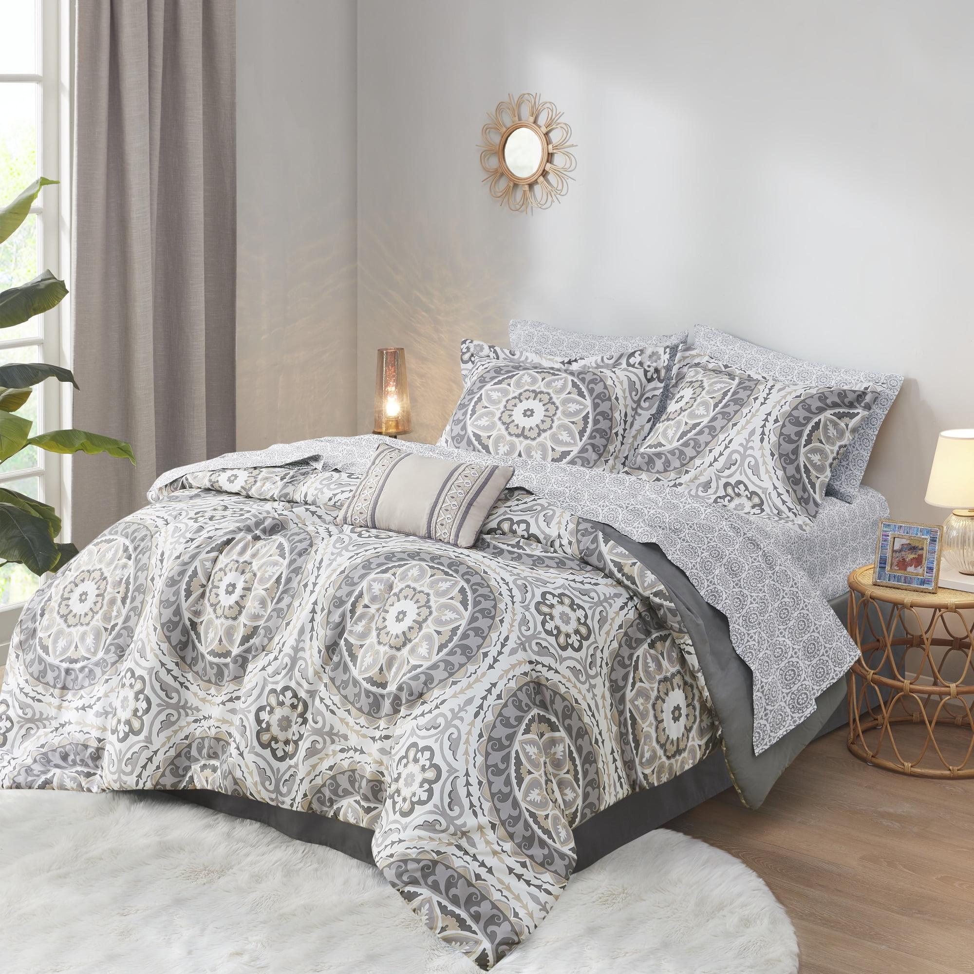 510 Design Estrin 9 PC Comforter Set with Cotton Bed Sheets