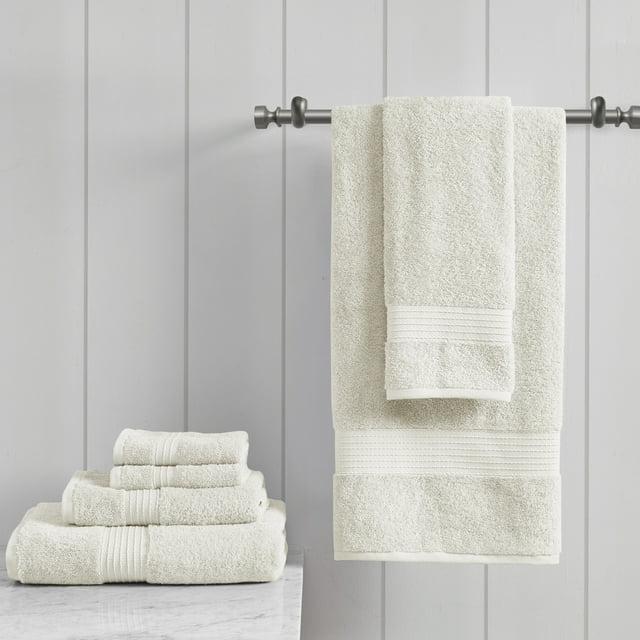 Madison Park 6 Piece 100% Organic Cotton Bath Towels Multi-Size Set