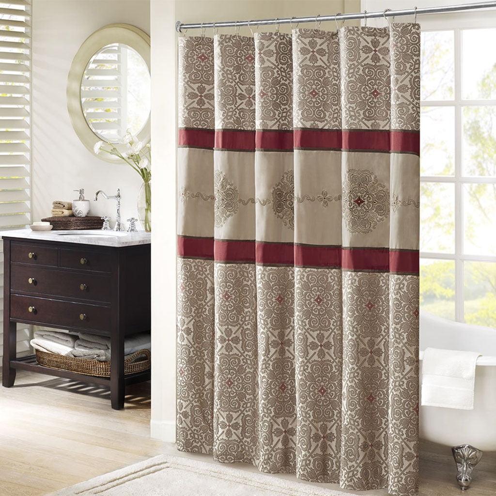 Donovan Embroidered Shower Curtain