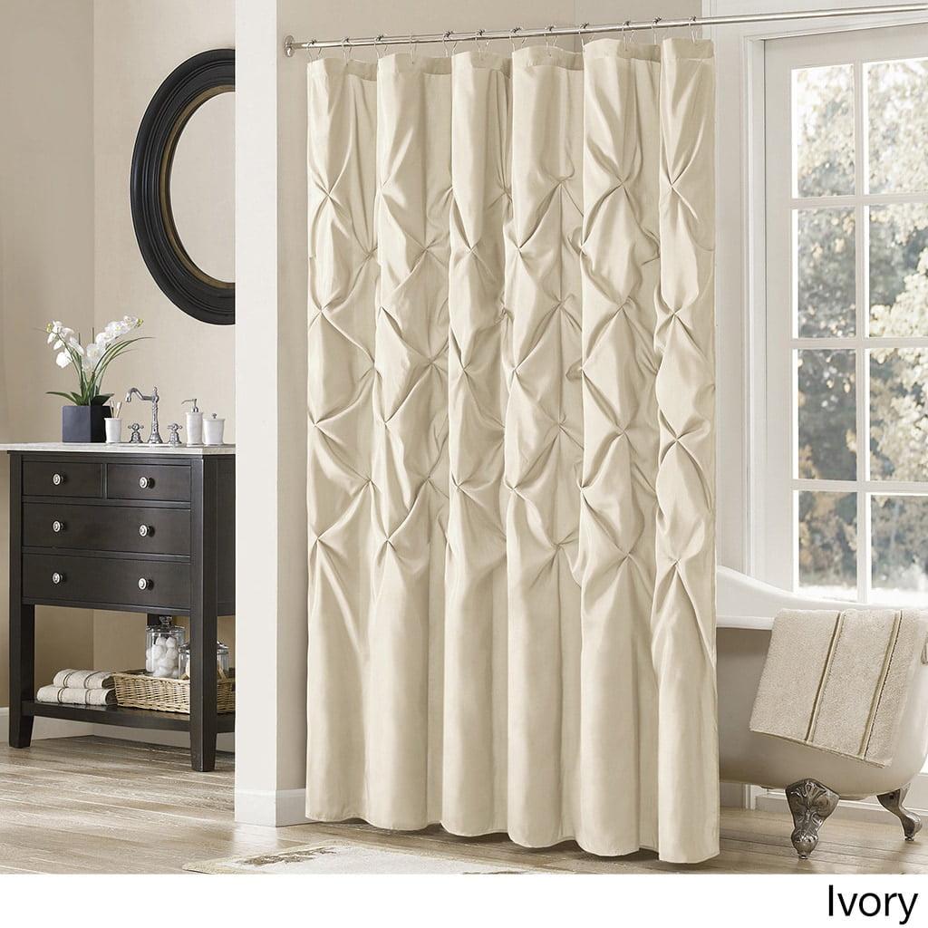 Laurel Tufted Semi-Sheer Shower Curtain