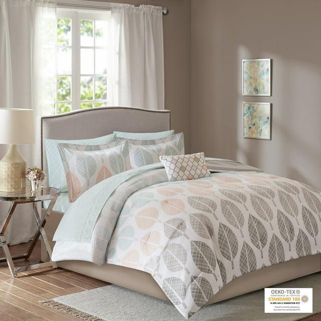 Madison Park Essentials Central Park Modern & Contemporary Comforter Set with Cotton Bed Sheets