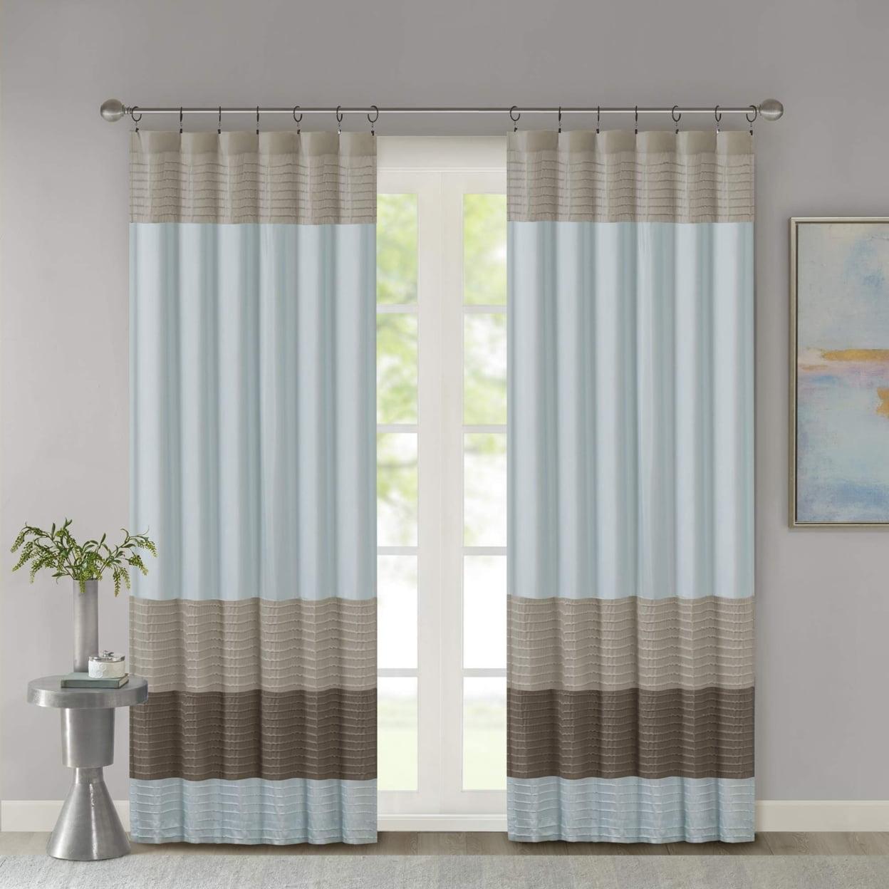 Amherst Polyoni Pintuck Curtain Panel