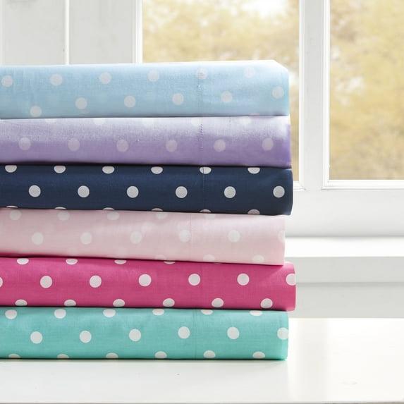 Intelligent Design Polka Dot Polka Dot Printed 100% Cotton Sheet Set