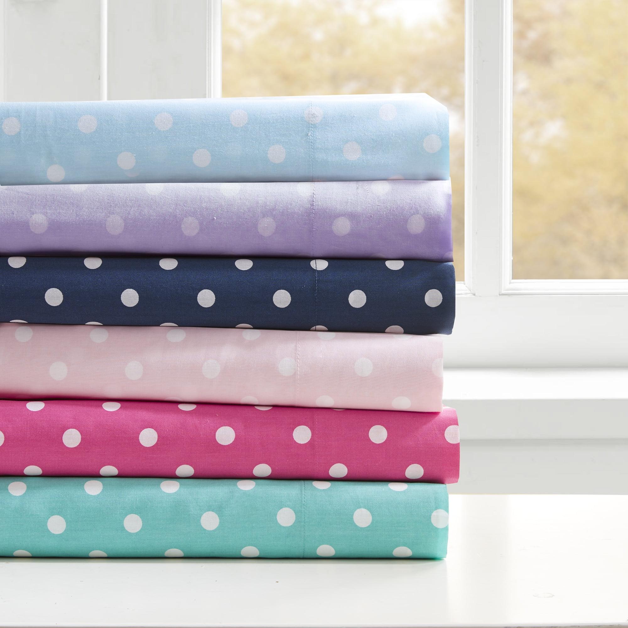 Mi Zone Polka Dot Polka Dot Printed 100% Cotton Sheet Set