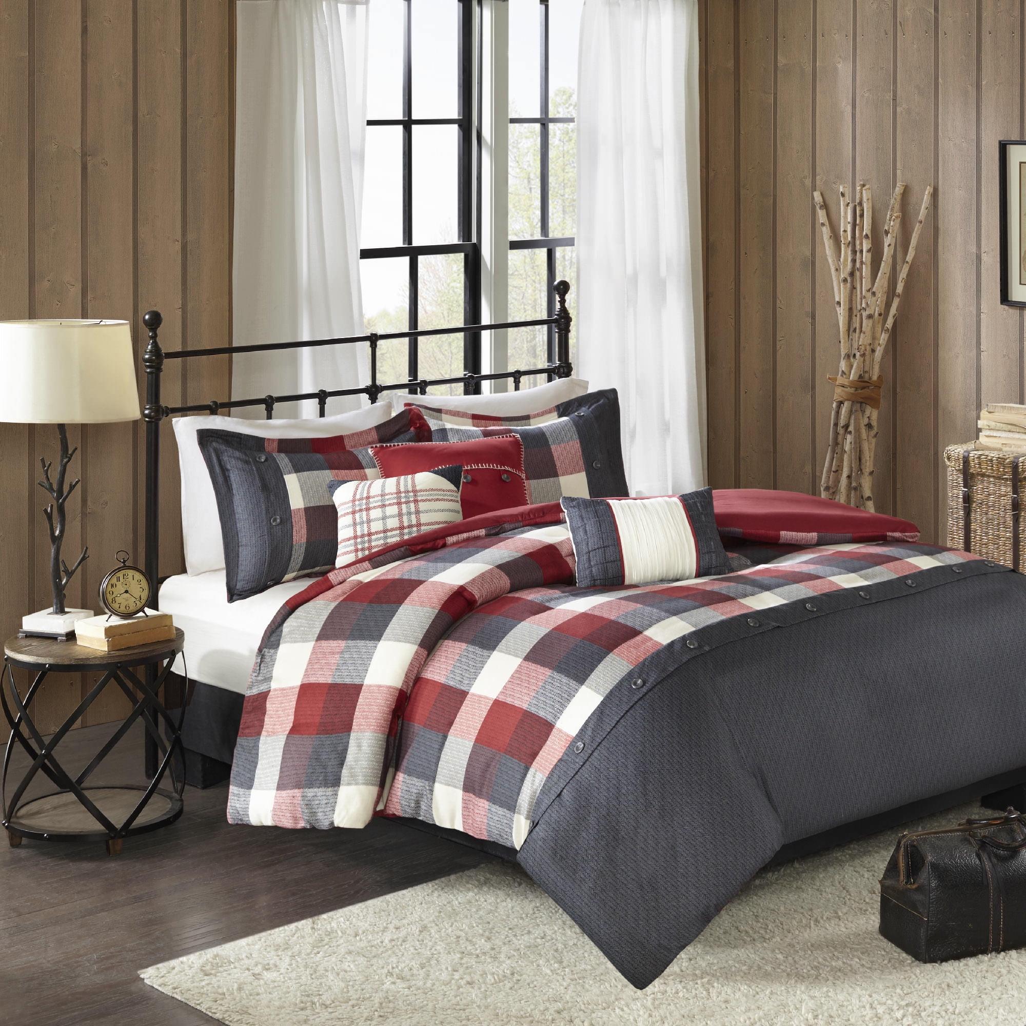 Ridge 6 Piece Herringbone Duvet Cover Set