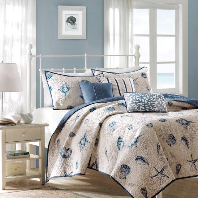 Madison Park Bayside Quilt Set with Throw Pillows