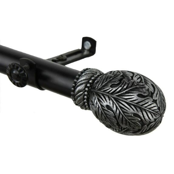 Rod Desyne Forest Triple Steel Adjustable Single Curtain Rod