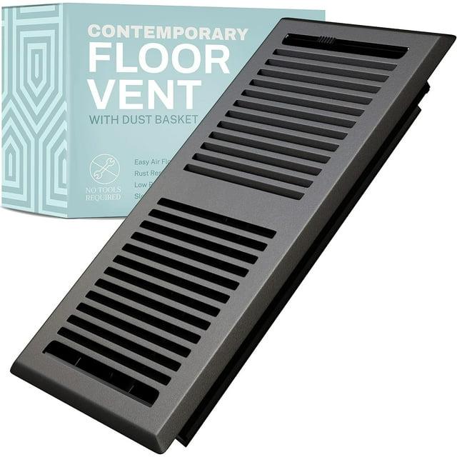 Home Intuition Contemporary Floor Vent Cover Register With Mesh Net