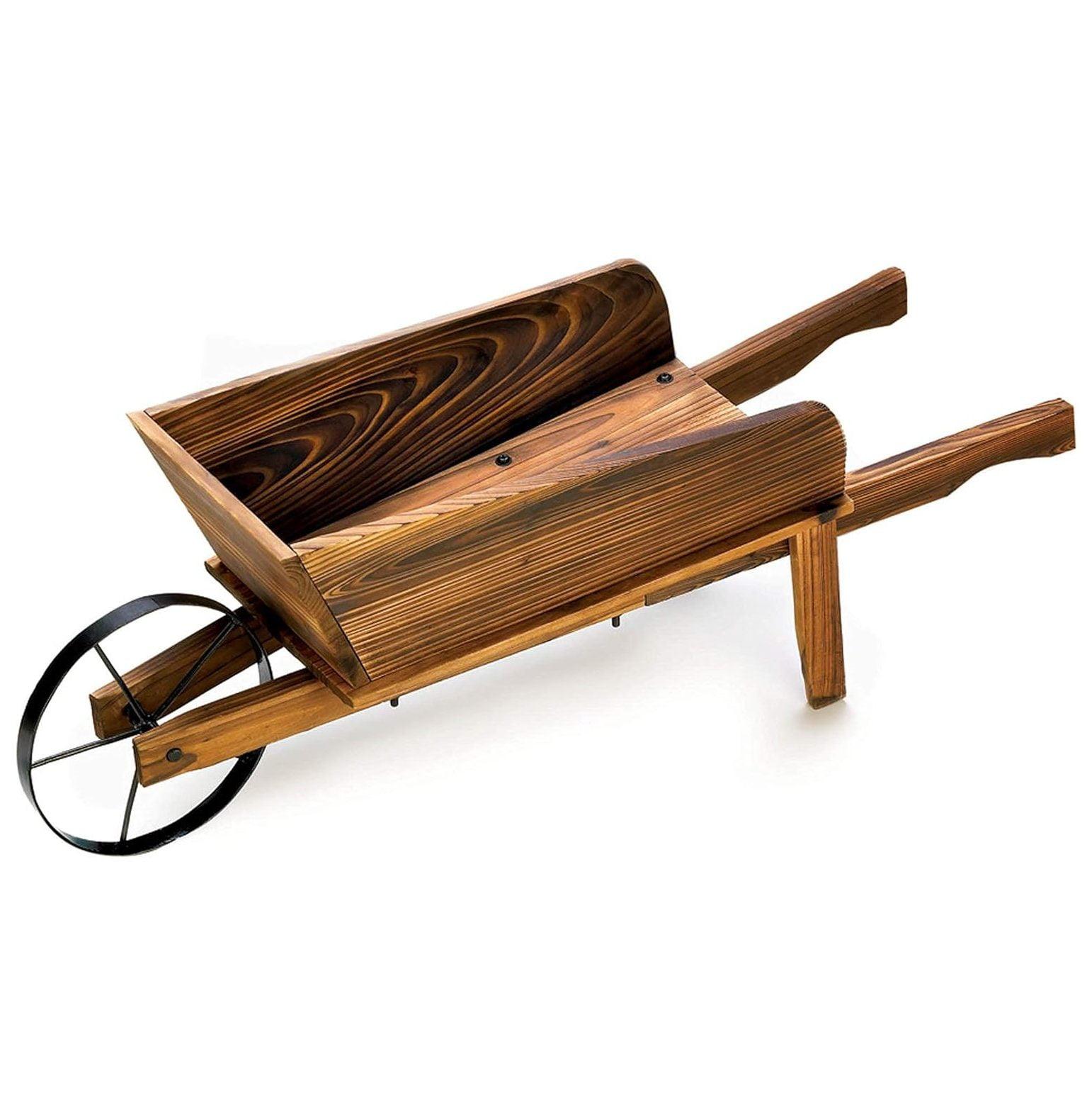 Charming Country-Style Wagon Planter for Indoor/Outdoor Decor
