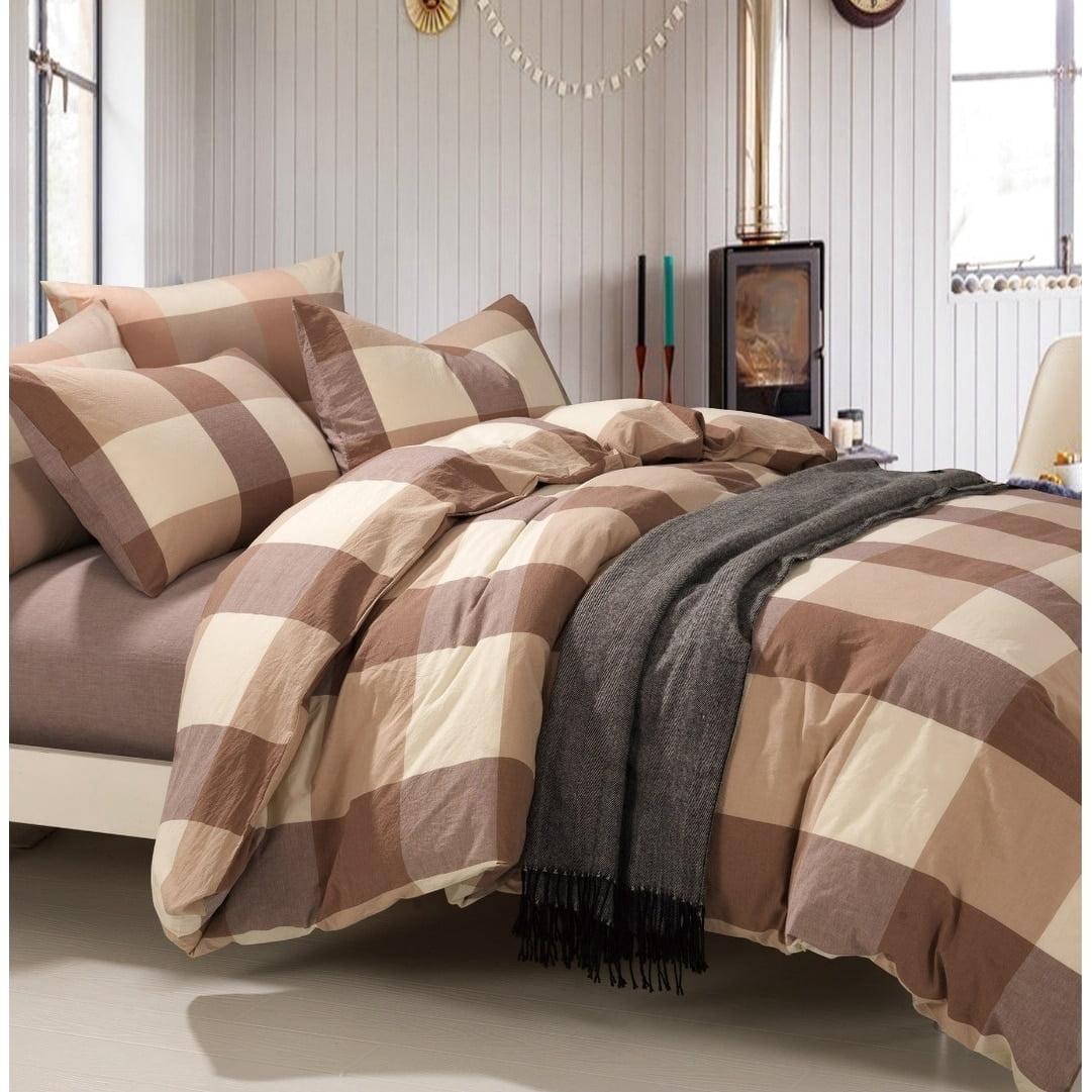 Home Soft Things Buffalo Washed Cotton Duvet Cover Set