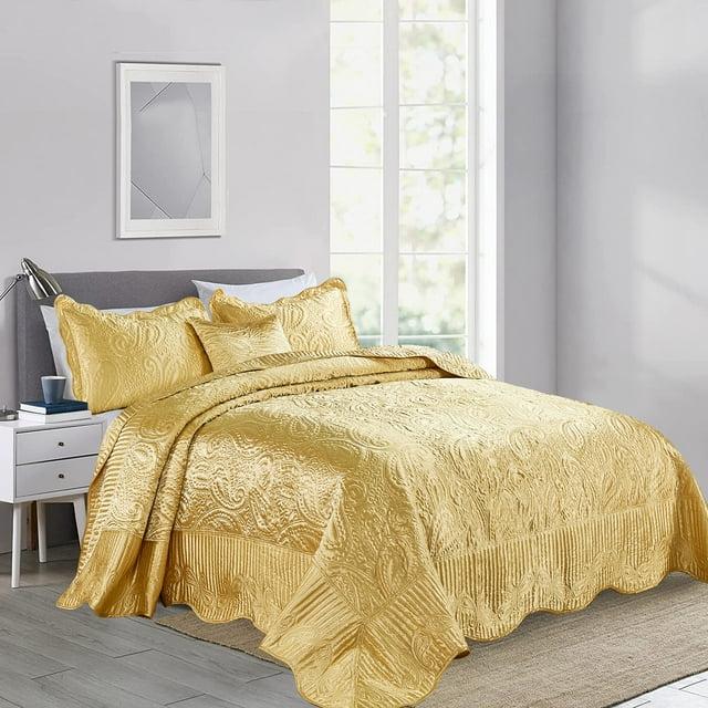 Serenta 4 Piece Quilted Satin Set