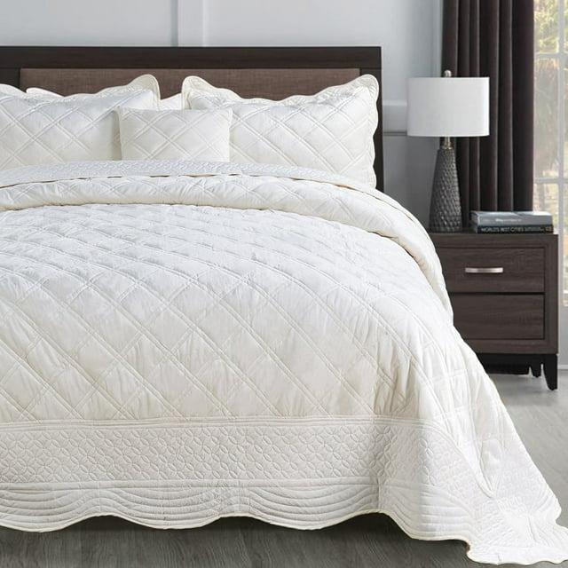 Home Soft Things 4 Piece Supersoft Microplush Quilt Set