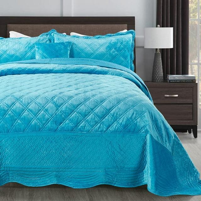 Home Soft Things Supersoft 4 Piece Quilt Set