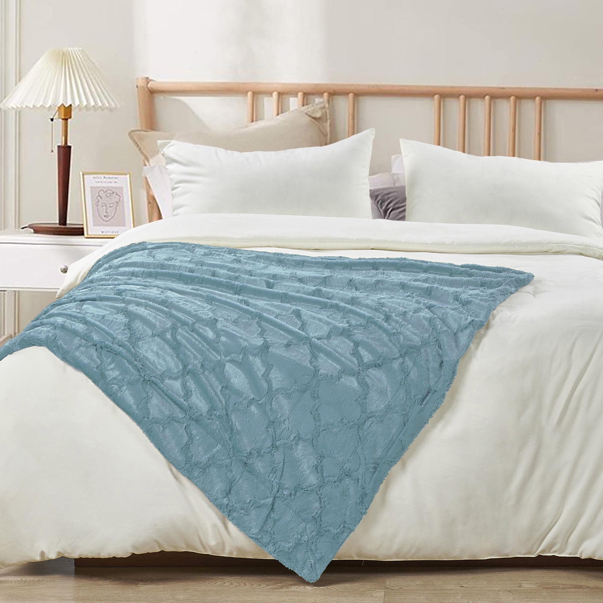 Ashley Embroidered Throw Blanket