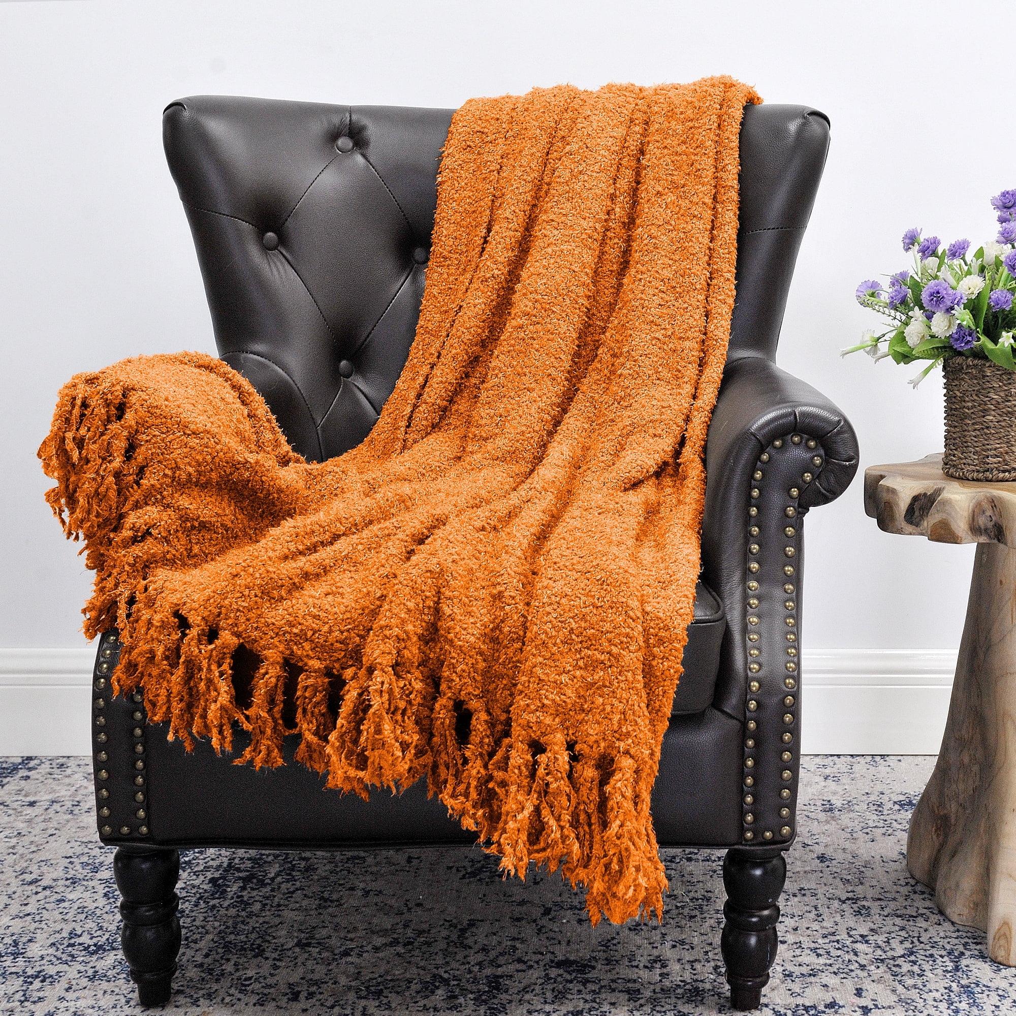 Fluffy Handmade Throw Blanket