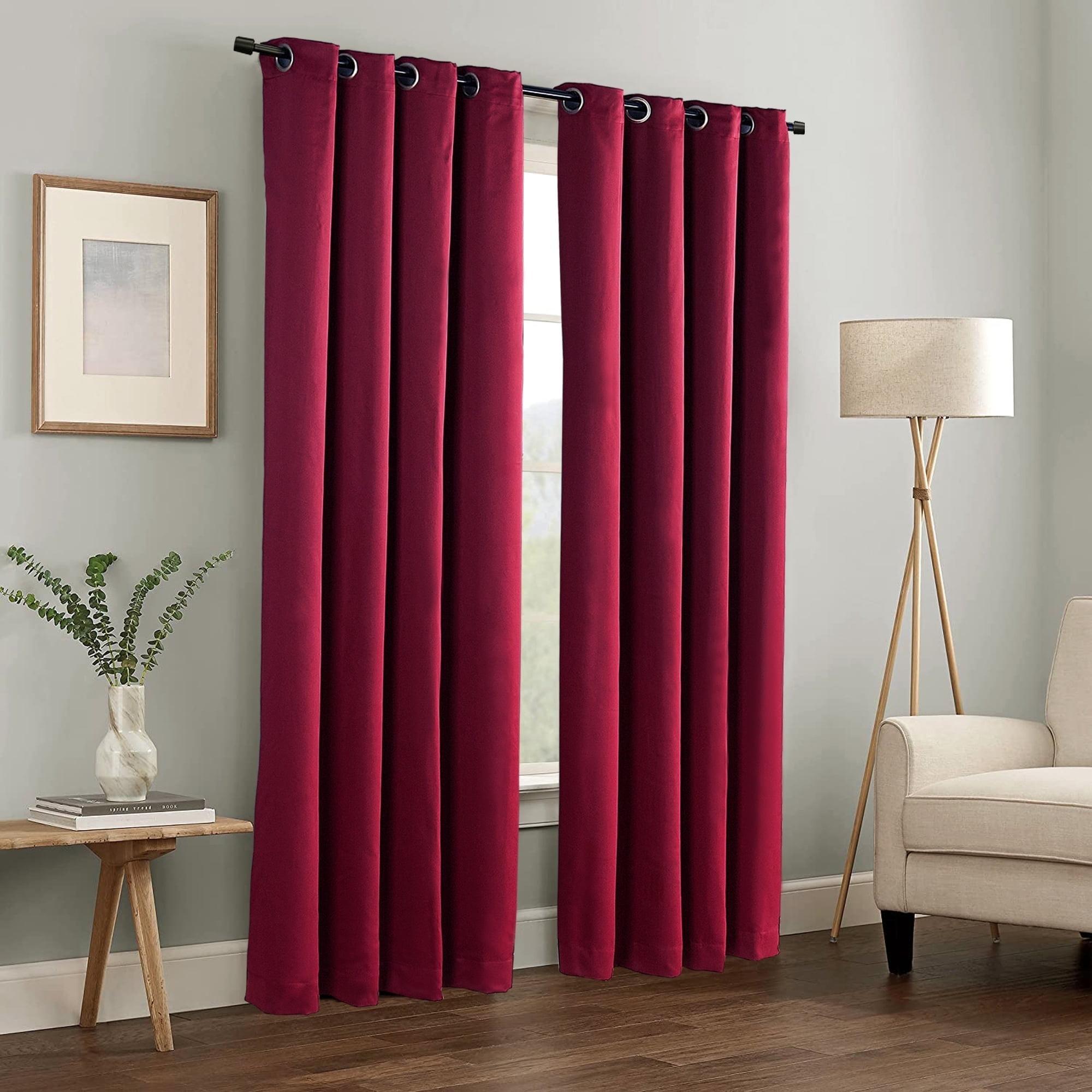 Home Soft Things Solid Blackout Curtain Panel (Set of 2)