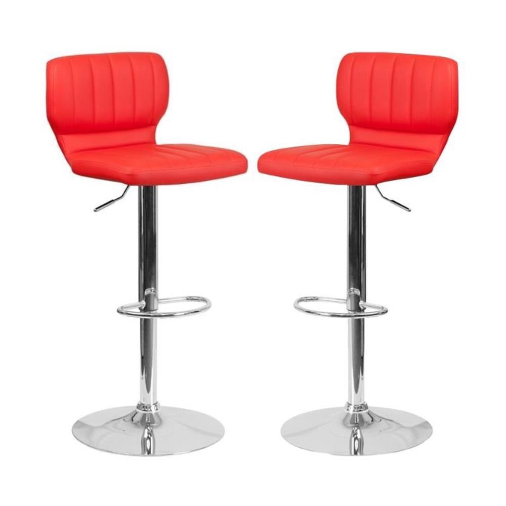 Aarvin Swivel Adjustable Height Bar Stool