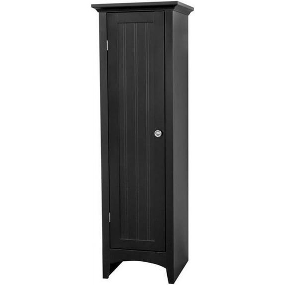 OS Home & Office One Door Kitchen Storage Pantry in Black