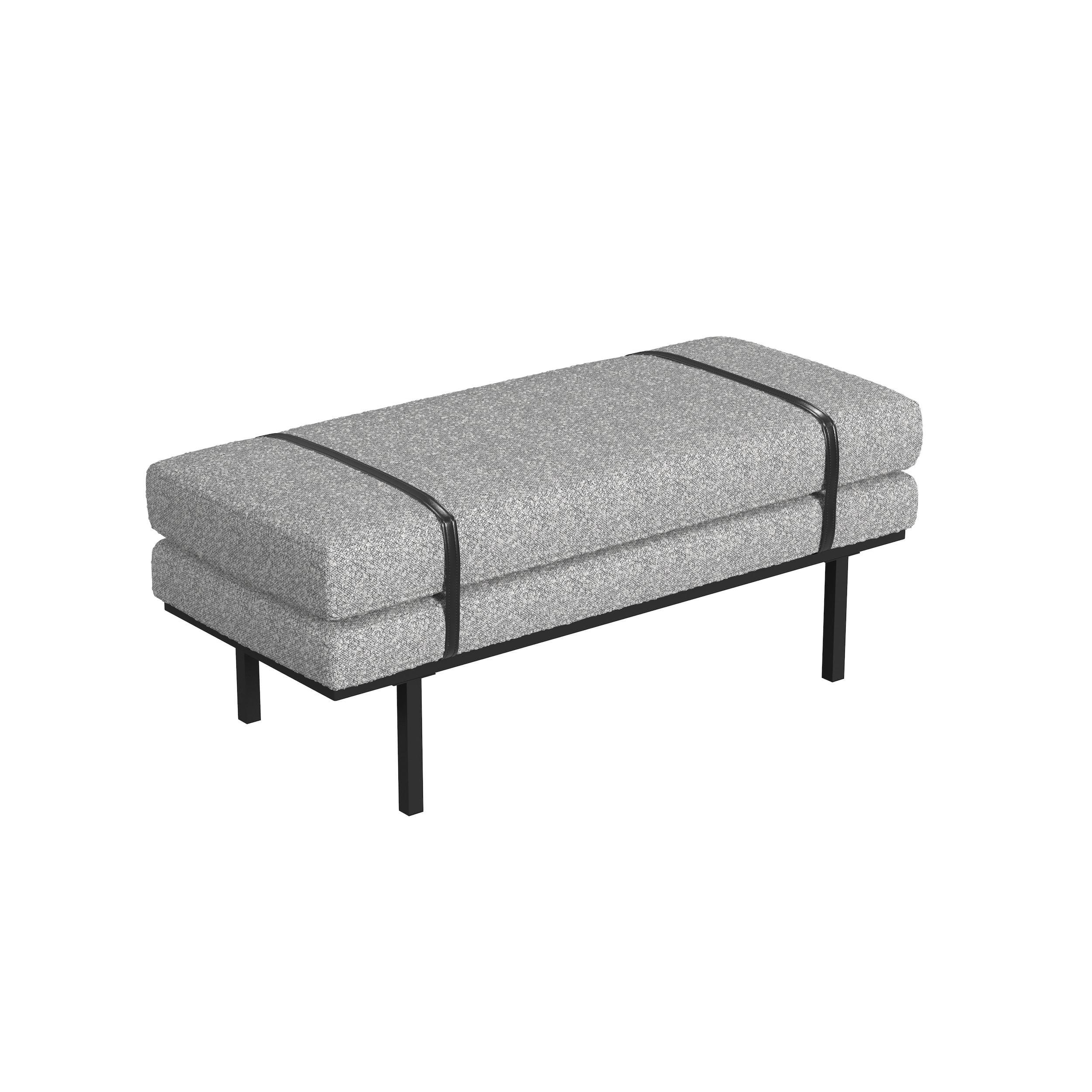 Homepop Upholstered Boucle Bench