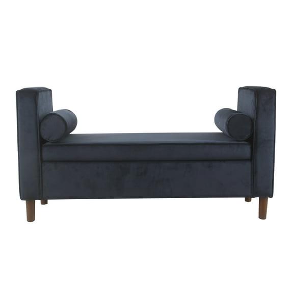 Kaj Velvet Storage Bench