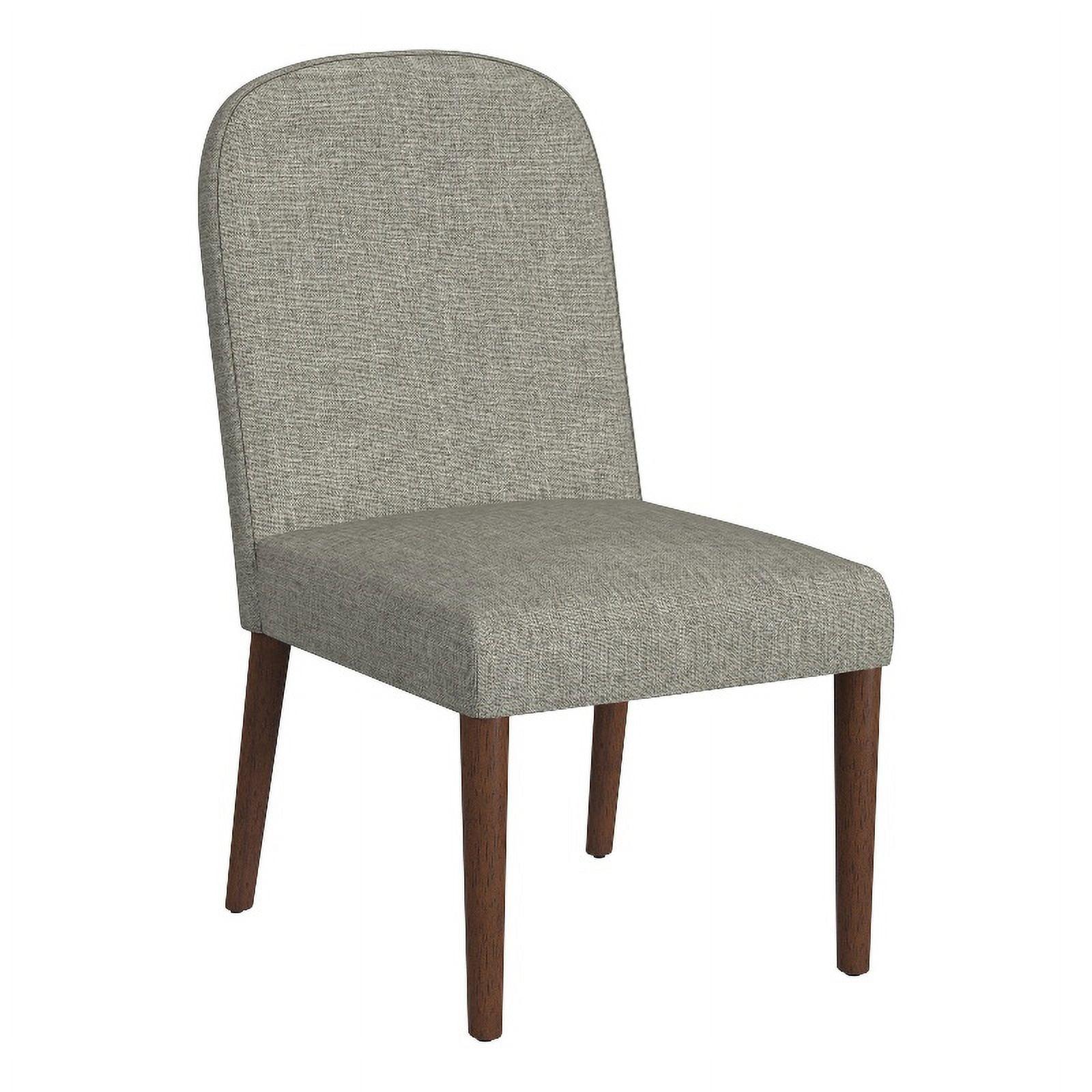 Rounded Back Upholstered Dining Chair - HomePop