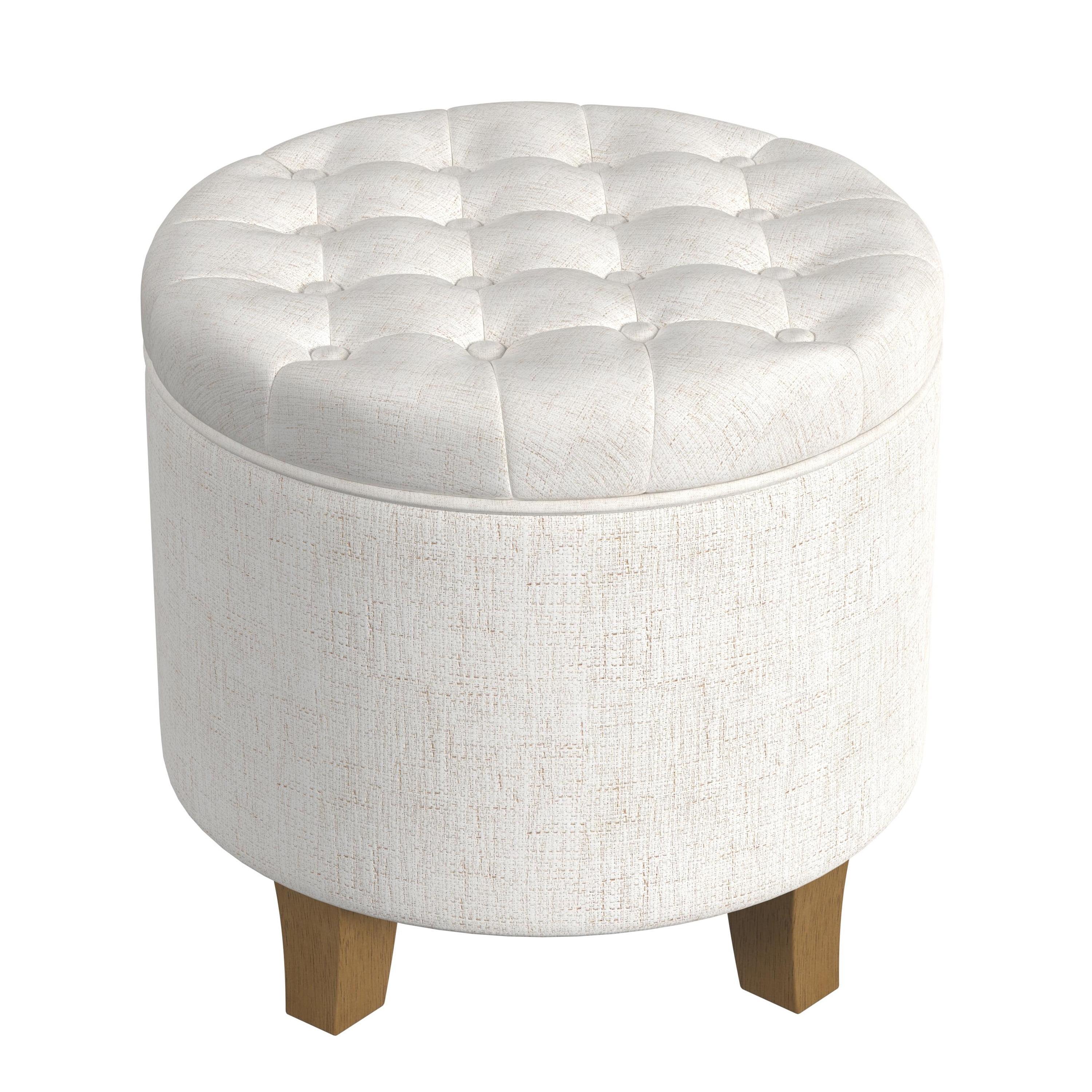 Boho Tufted Storage Ottoman - HomePop