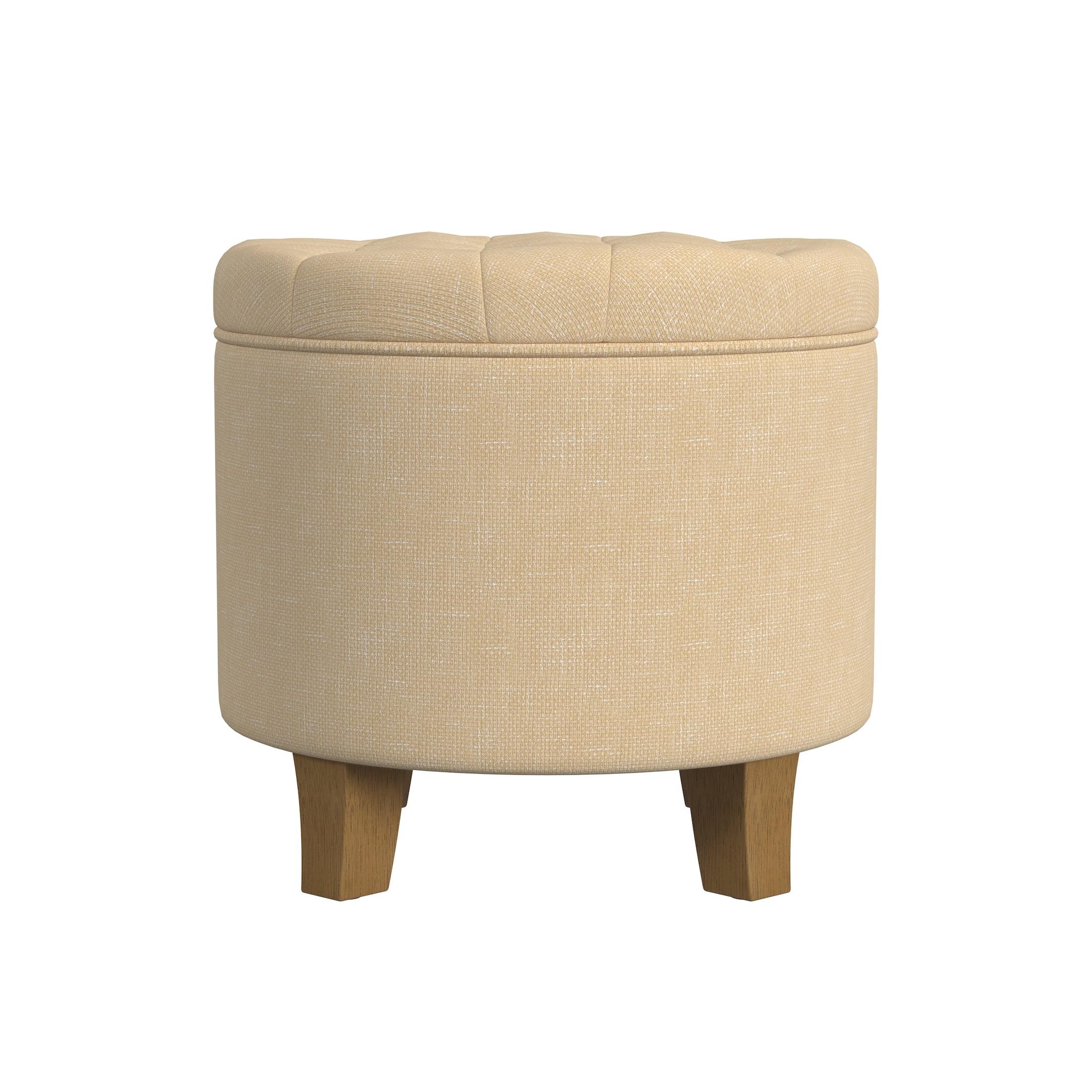 Boho Tufted Storage Ottoman - HomePop