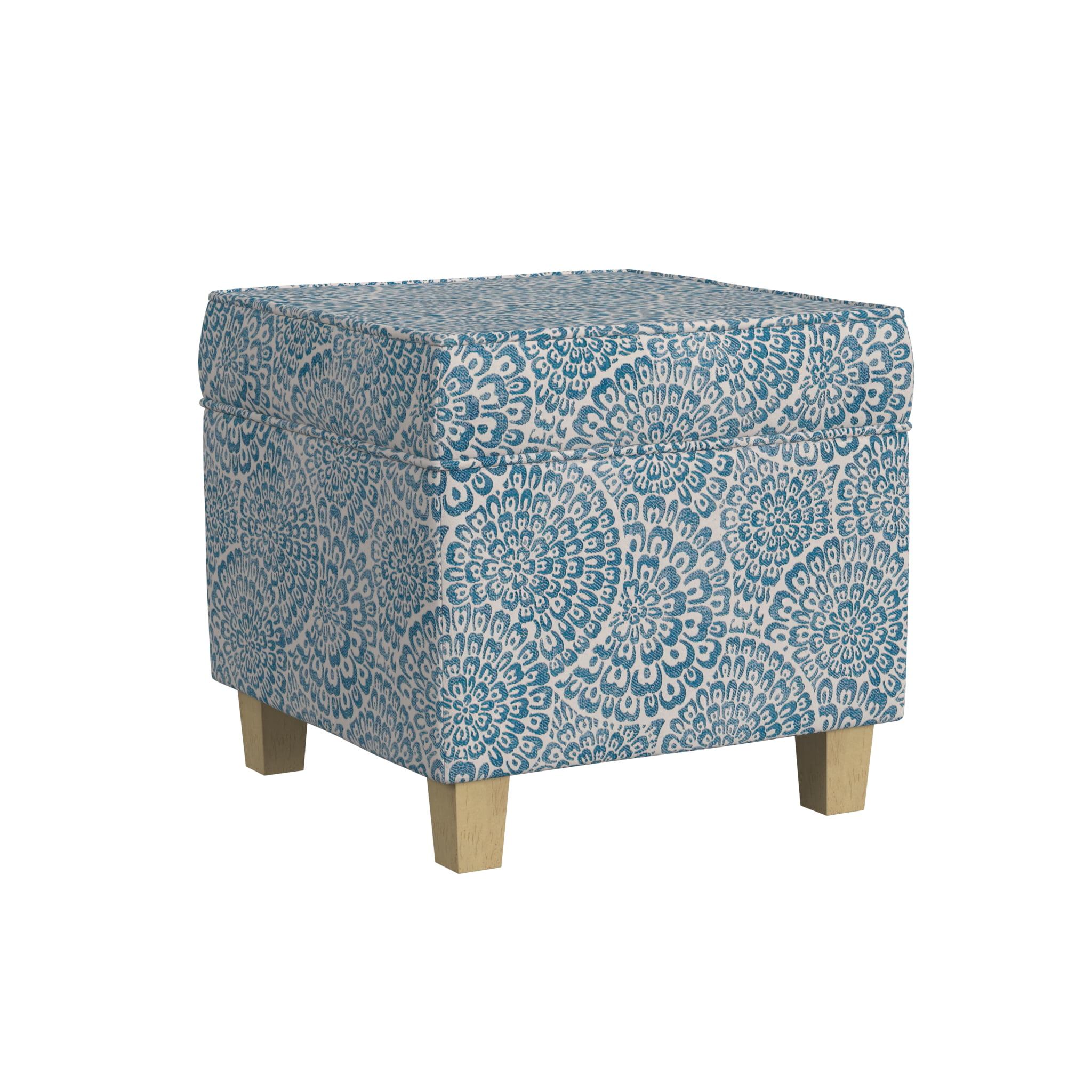 Sand & Stable™ Asha 17.5" Square Storage Ottoman