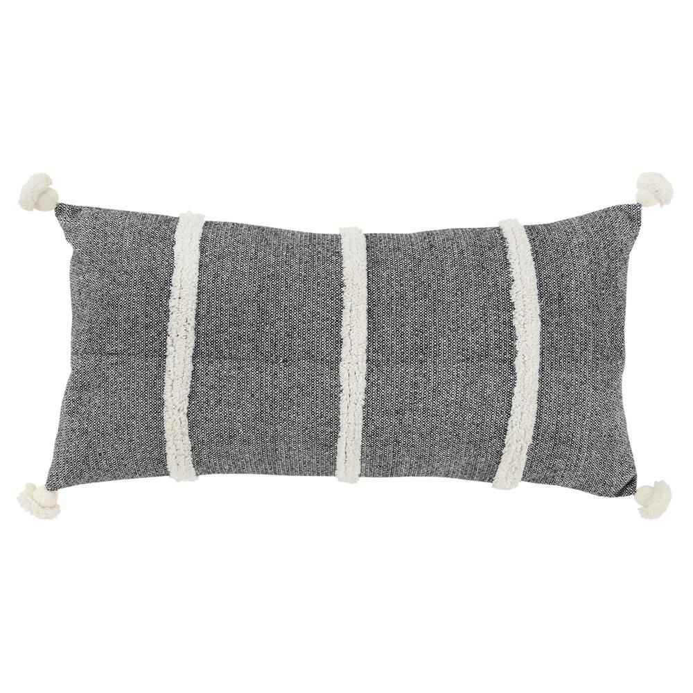 Rizzy Home Tassels Cotton Throw Pillow