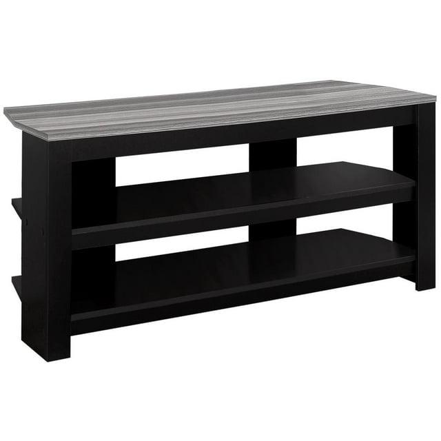 HomeRoots  19.75 in. Particle Board & Grey Laminate TV Stand