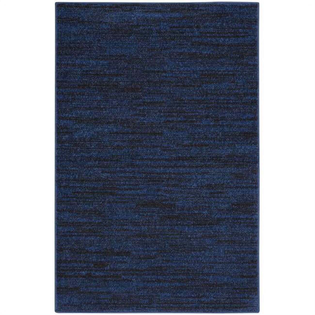 Nourison Nourison Essentials NRE01 Indoor/outdoor Area Rug - Midnight Blue 2' x 4'