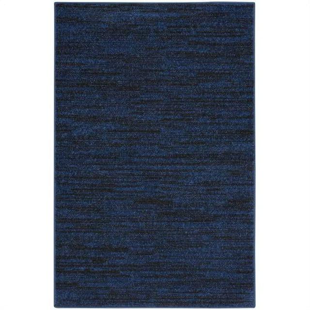 Nourison Nourison Essentials NRE01 Indoor/outdoor Area Rug - Midnight Blue 2' x 4'