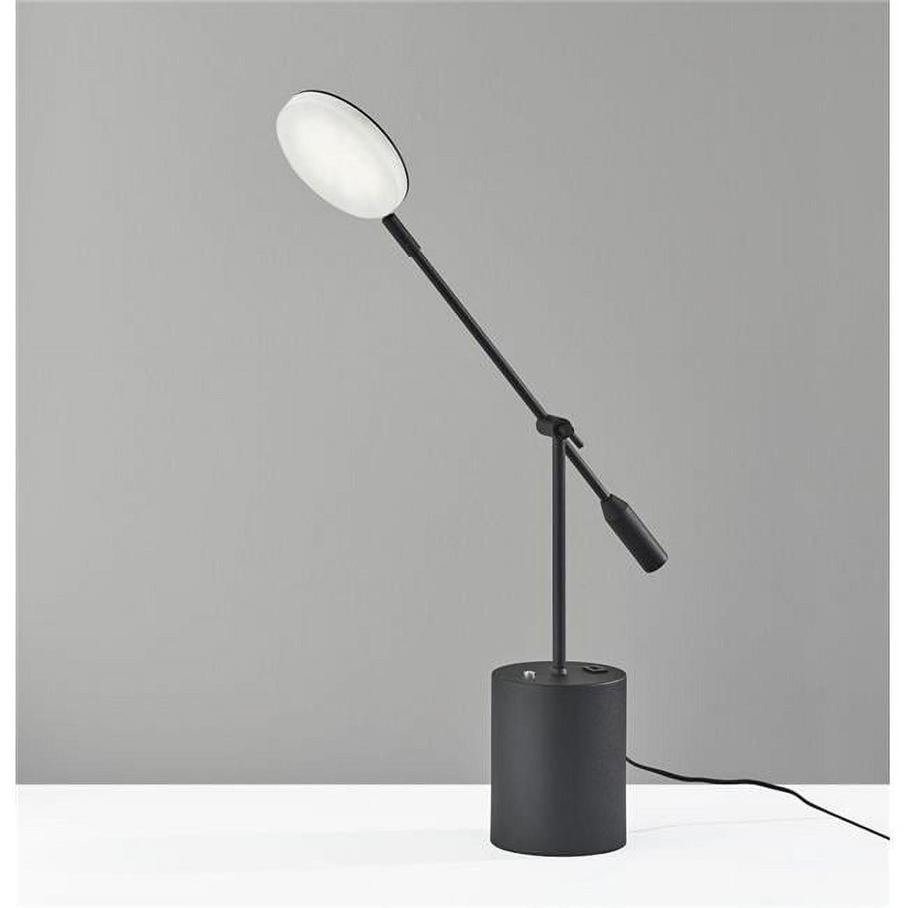 Circadian Sync Black Steel LED Floor Lamp with Adjustable Brightness