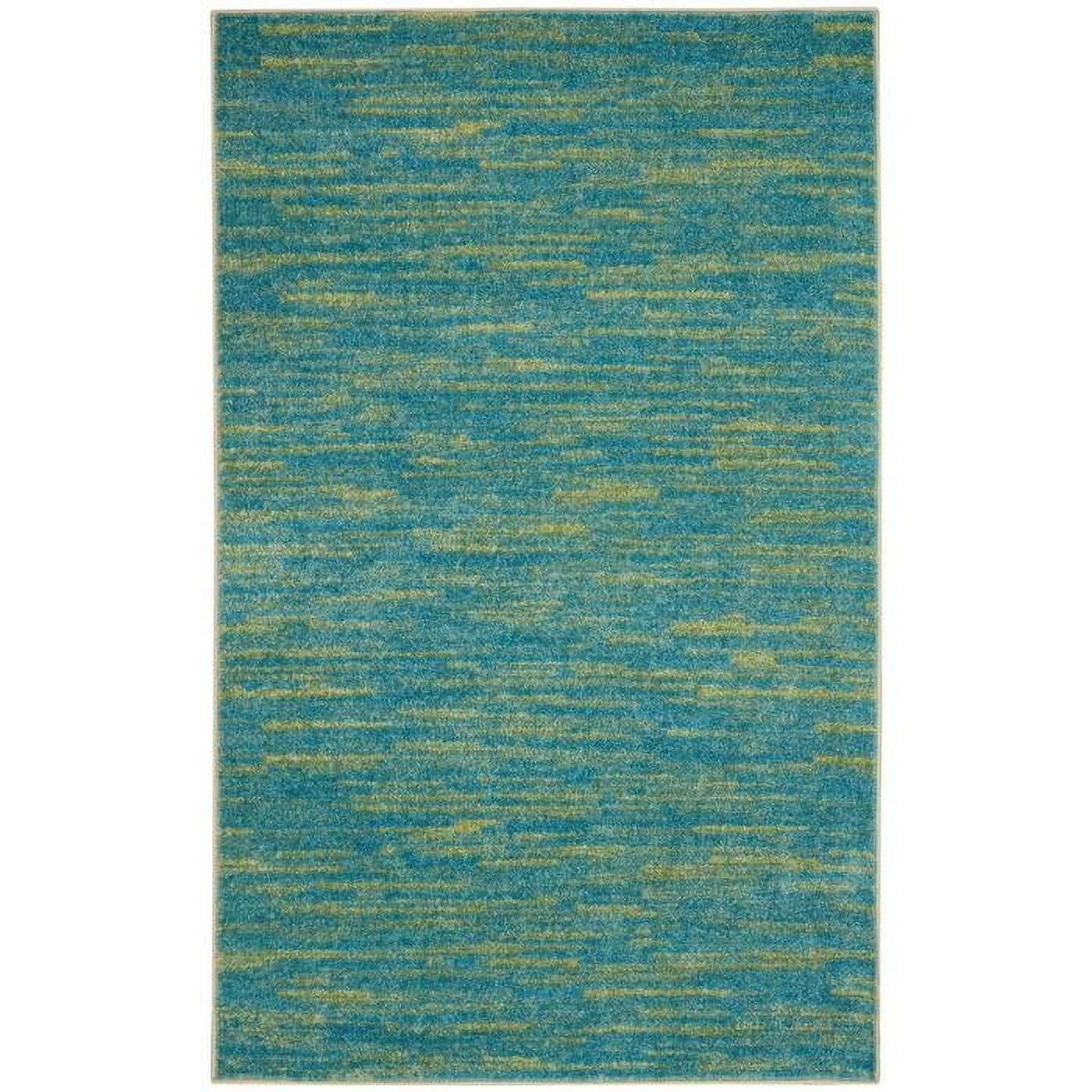 Nourison Nourison Essentials NRE01 Indoor/outdoor Area Rug - Blue Green 3' x 5'