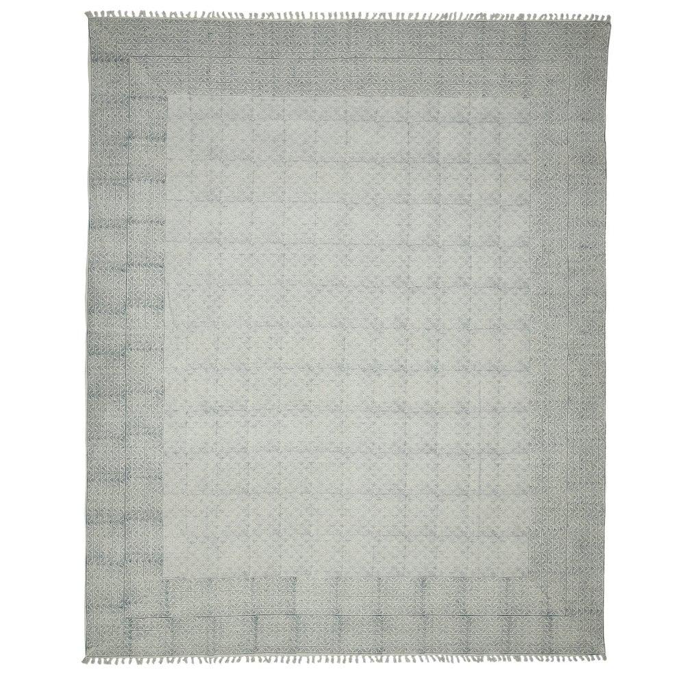 Dune Estra Blue Flatweave Cotton Area Rug