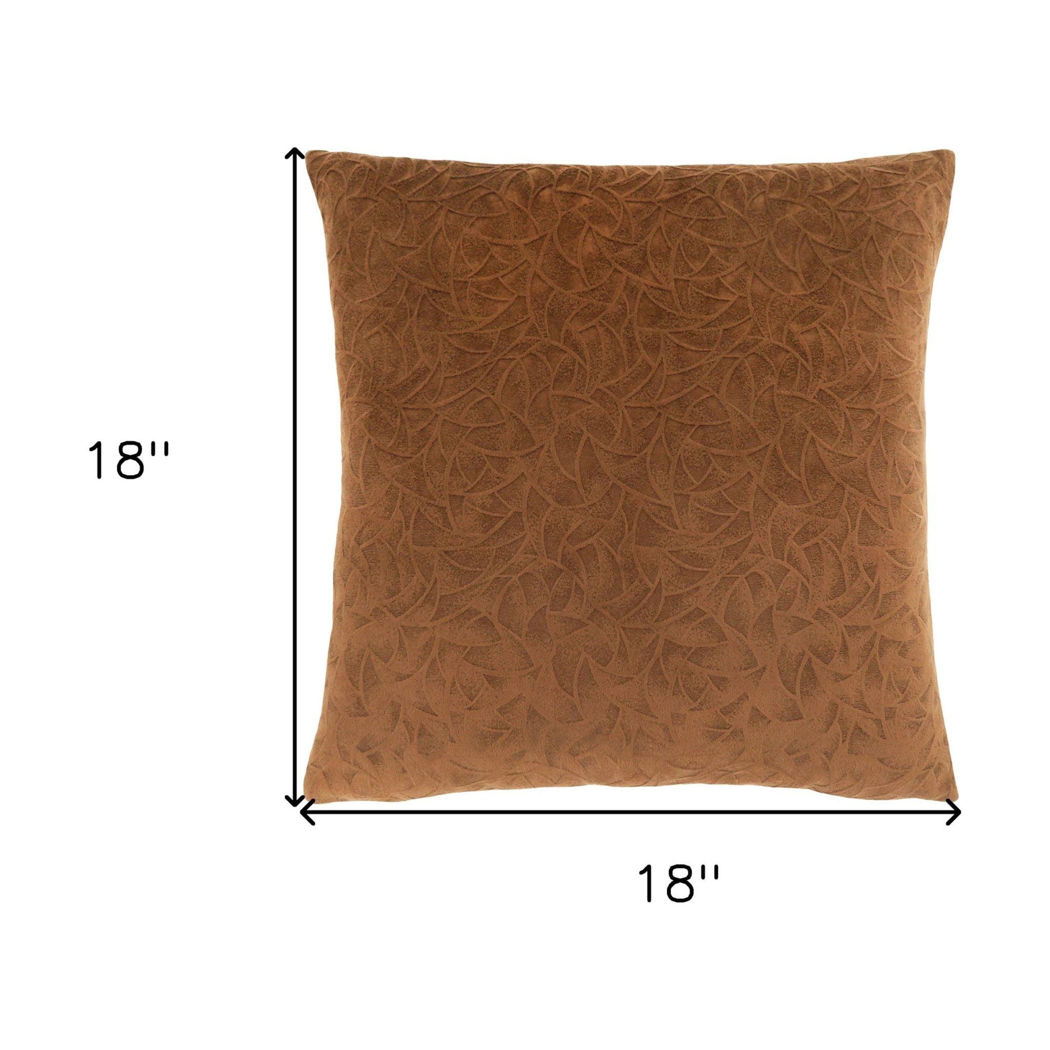 Monarch Specialties Inc. Pillows, Set Of 2, 18 X 18 Square, Insert Included, Accent, Sofa, Couch, Bedroom, Polyester (Set of 2)