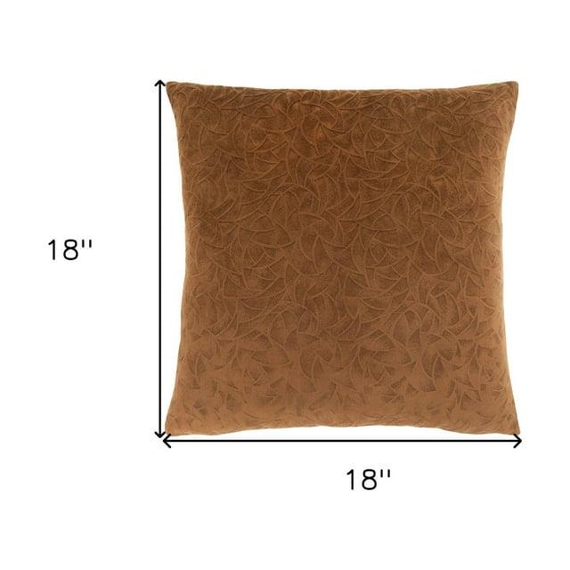 Monarch Specialties Inc. Pillows, Set Of 2, 18 X 18 Square, Insert Included, Accent, Sofa, Couch, Bedroom, Polyester (Set of 2)