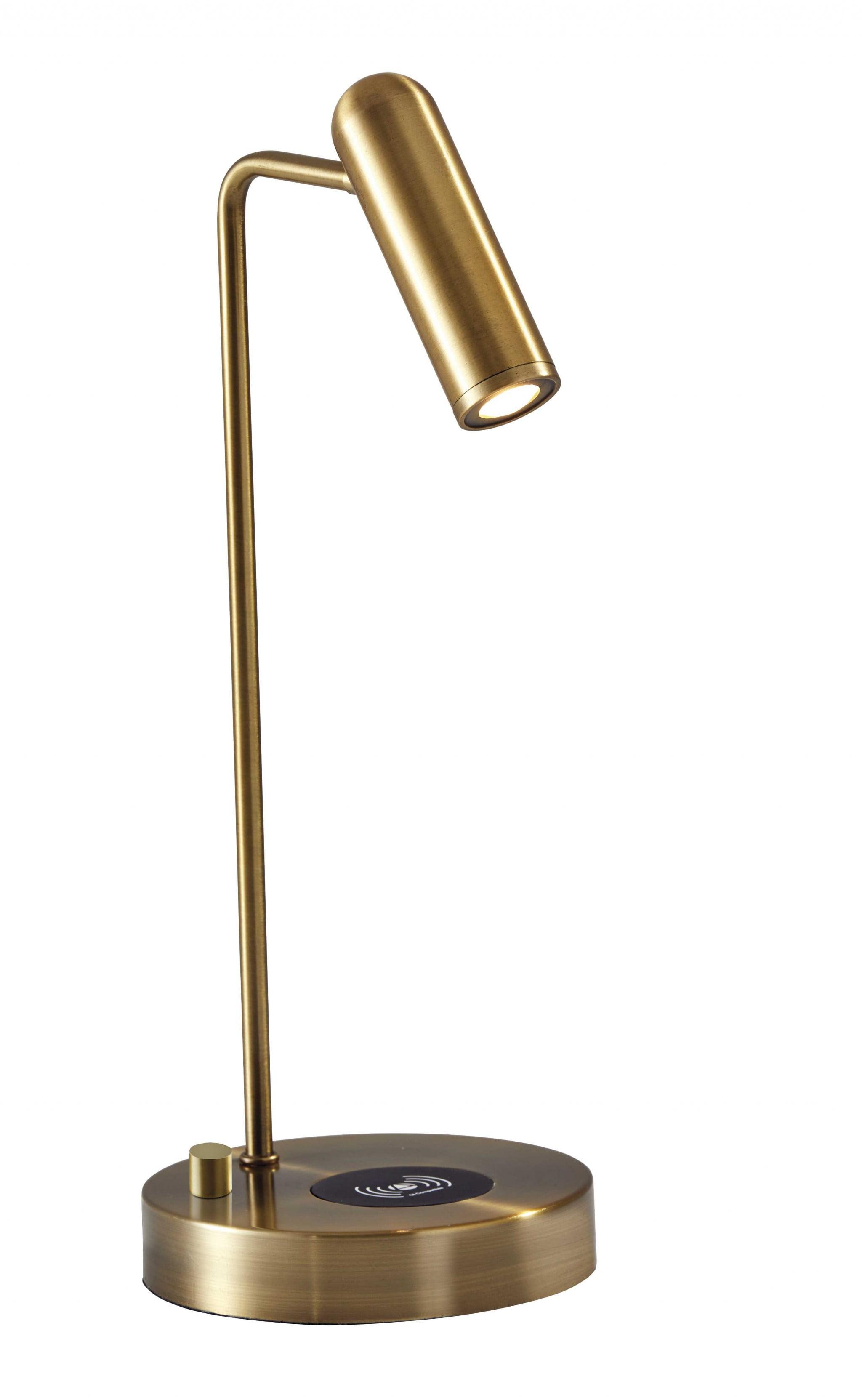 Avon 17" Desk Lamp With USB And Wireless Charging
