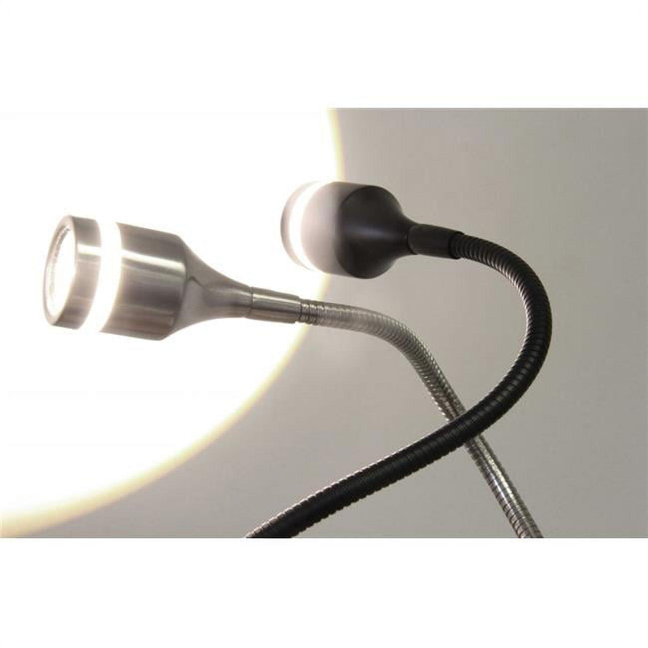 Adjustable Black Metal LED Arc Floor Lamp