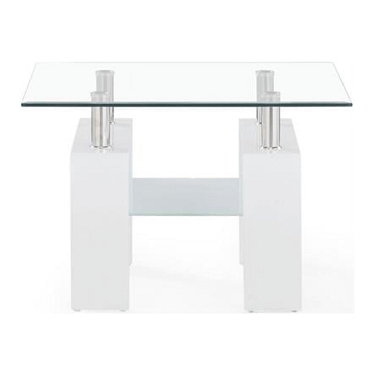 HRT Furniture Glass End Table