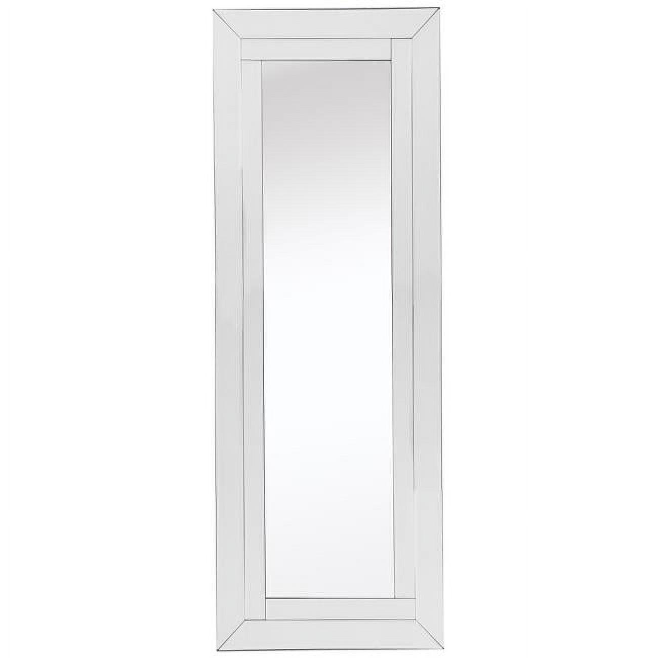 Elegant Silver Full Length Rectangular Mirror 48" x 16"