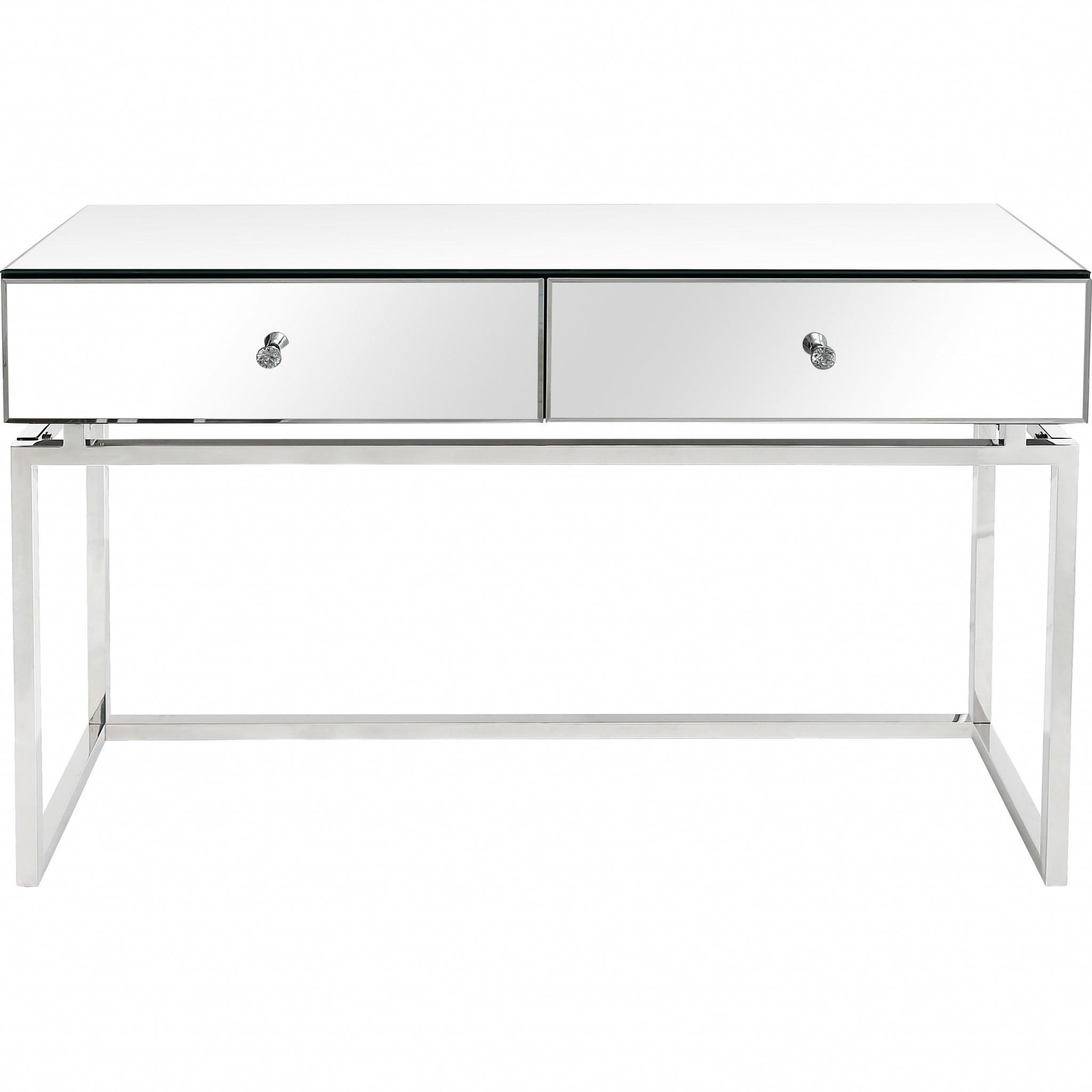 Chic Console Table, Silver