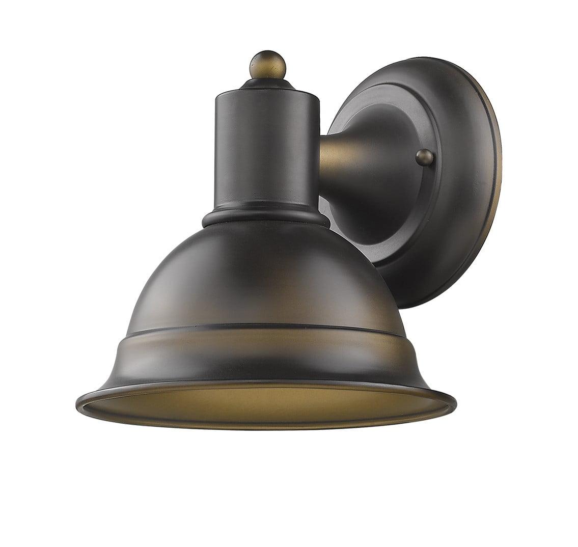 Colton Traditional Industrial 1-Light Oil-Rubbed Bronze Wall Sconce