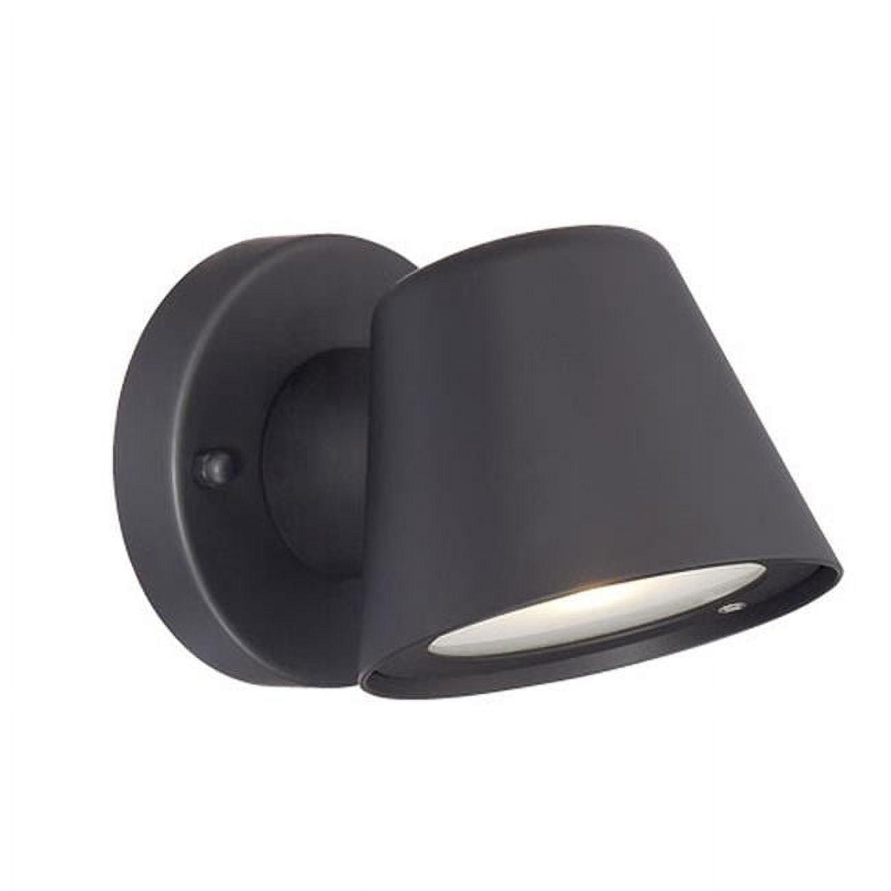 Modern Matte Black Integrated LED Sconce Wall Light