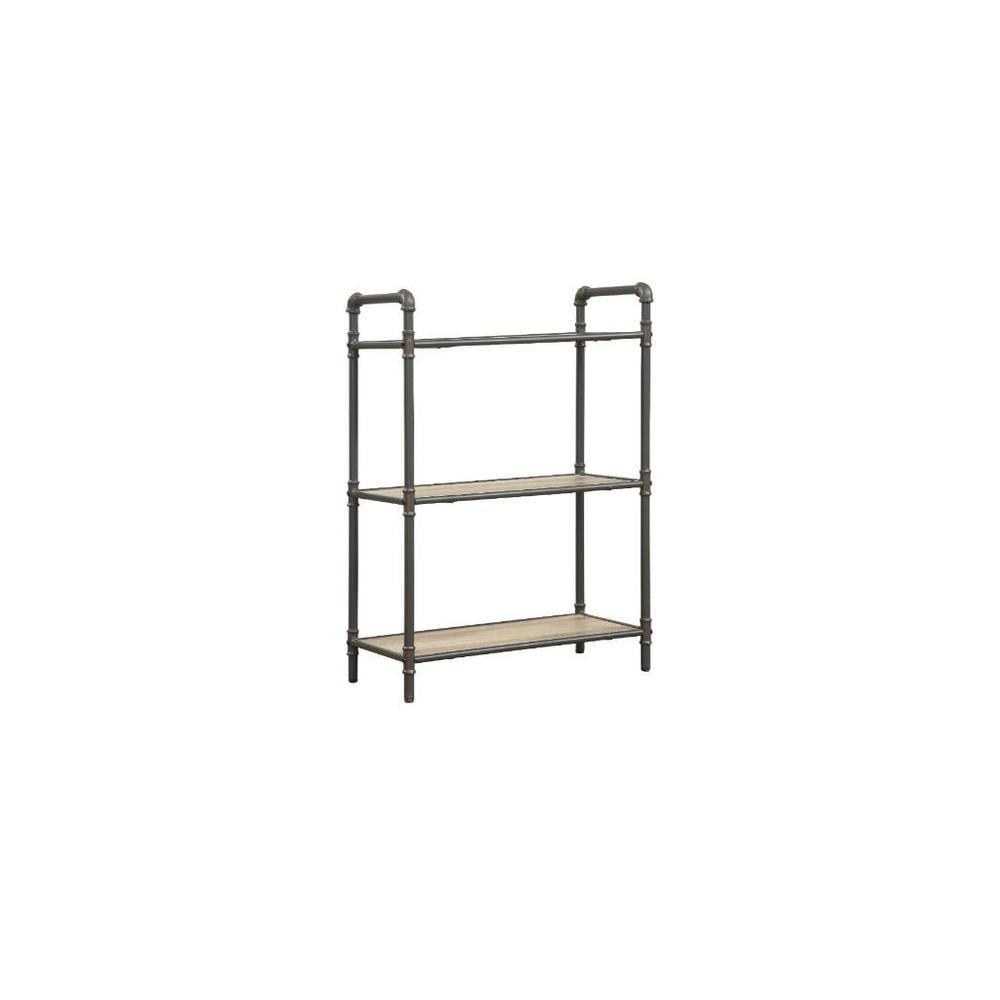 Itzel Bookcase Antique Oak/Sandy Gray - Acme Furniture