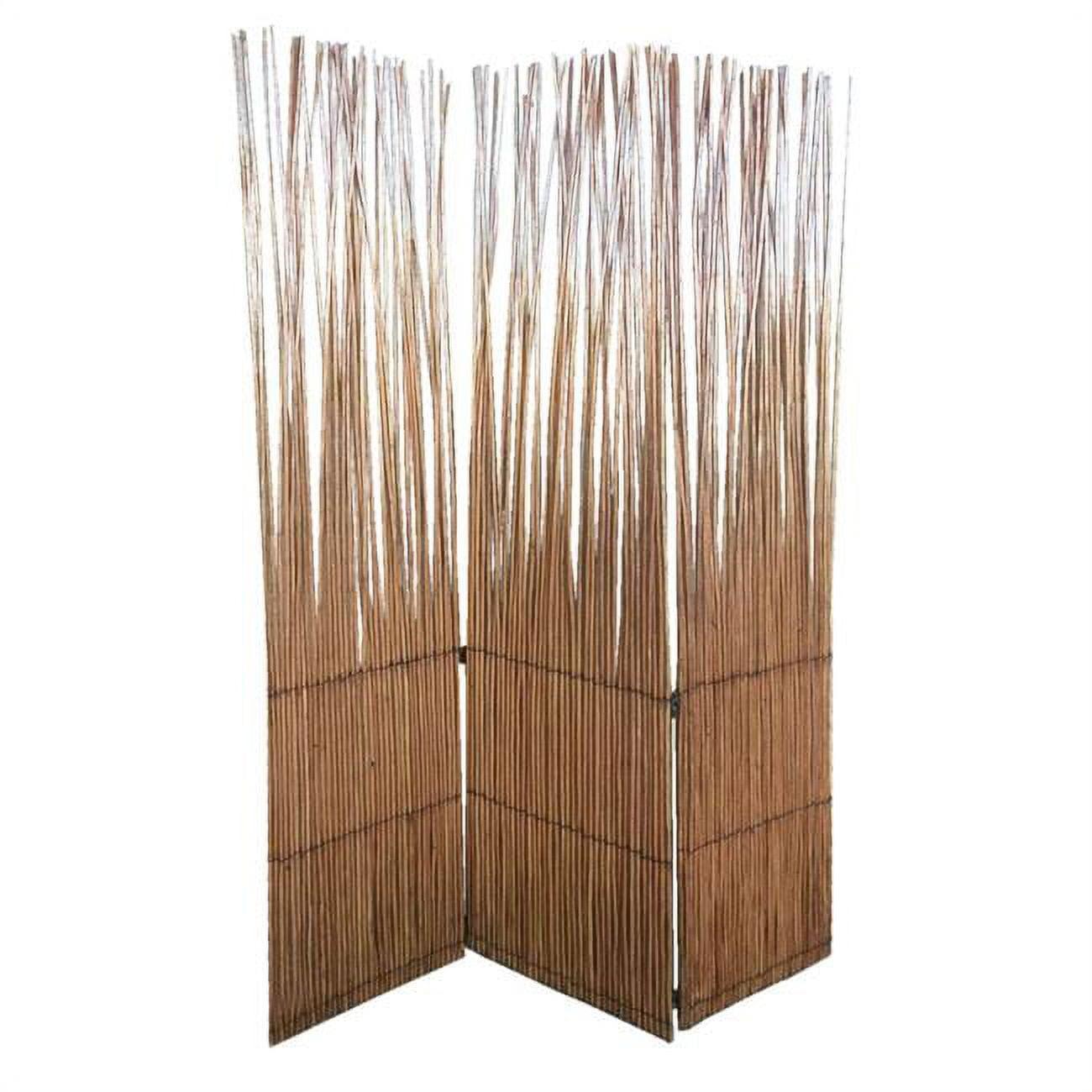 Willow Juniper Tri-Fold Room Divider in White