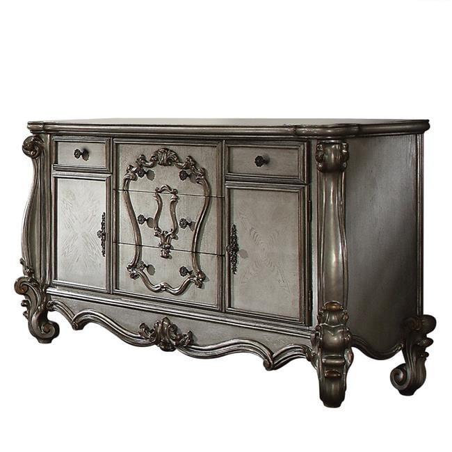 A&J Homes Studio Bersally Solid Wood 70'' W 5 - Drawer Dresser